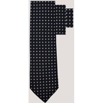Boss BLACK Jedwabny krawat 253 granatowy OS Boss BLACK Jedwabny krawat 253 granatowy OS
