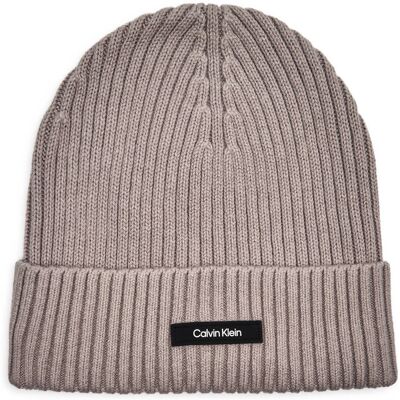 Calvin Klein Czapka z dodatkiem kaszmiru popielaty OS Calvin Klein Czapka z dodatkiem kaszmiru popielaty OS