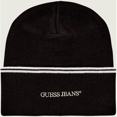 Guess Jeans Czapka czarny OS Guess Jeans Czapka czarny OS