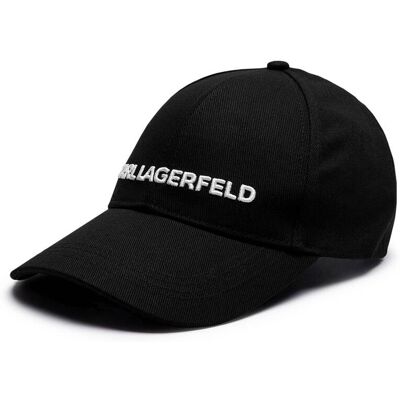 Karl Lagerfeld Bejsbolówka K/ESSENTIAL czarny OS Karl Lagerfeld Bejsbolówka K/ESSENTIAL czarny OS