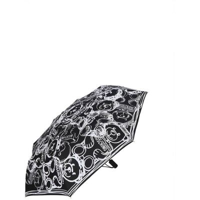 Moschino Parasol czarny OS Moschino Parasol czarny OS