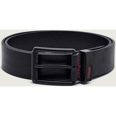 HUGO Skórzany pasek Gilroy-loop_Sz35 czarny 90 HUGO Skórzany pasek Gilroy-loop_Sz35 czarny 90