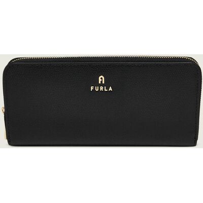 Furla Skórzany portfel Furla Camelia czarny OS Furla Skórzany portfel Furla Camelia czarny OS