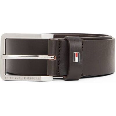 Tommy Hilfiger Skórzany pasek OLIVER 3.5 brązowy 100 Tommy Hilfiger Skórzany pasek OLIVER 3.5 brązowy 100