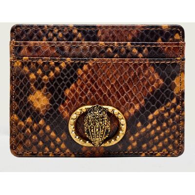 Kurt Geiger Etui na karty 690-CHELSEA brązowy OS Kurt Geiger Etui na karty 690-CHELSEA brązowy OS