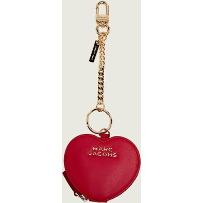 Marc Jacobs Skórzana portmonetka/brelok THE COOKIE POUCH CHARM czerwony OS Marc Jacobs Skórzana portmonetka/brelok THE COOKIE POUCH CHARM czerwony OS