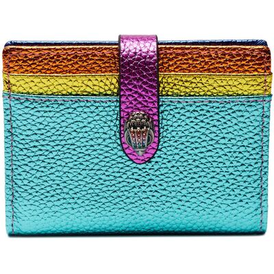 Kurt Geiger Skórzane etui na karty turkusowy OS Kurt Geiger Skórzane etui na karty turkusowy OS
