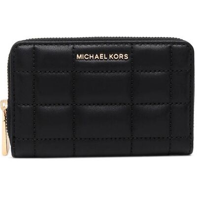 Michael Kors Skórzany portfel czarny OS Michael Kors Skórzany portfel czarny OS
