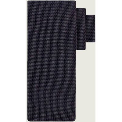 Boss BLACK Krawat H-KNITTED granatowy OS Boss BLACK Krawat H-KNITTED granatowy OS