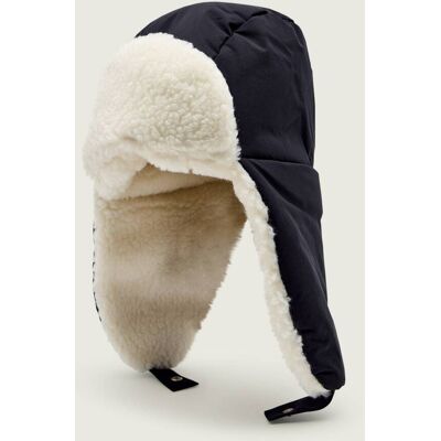 Lacoste Czapka shearling granatowy S Lacoste Czapka shearling granatowy S