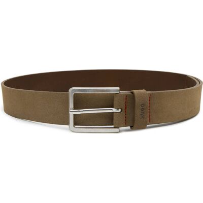 HUGO Pasek Gionio-sd_Sz40 zamsz brązowy 85 HUGO Pasek Gionio-sd_Sz40 zamsz brązowy 85