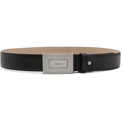 Calvin Klein Skórzany pasek czarny 85 Calvin Klein Skórzany pasek czarny 85