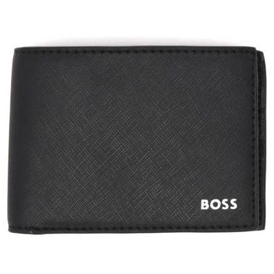 Boss BLACK Skórzany portfel Zair_6 czarny OS Boss BLACK Skórzany portfel Zair_6 czarny OS