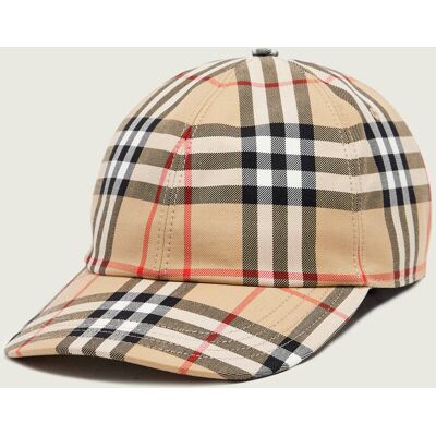 Burberry Bejsbolówka Check beżowy L Burberry Bejsbolówka Check beżowy L