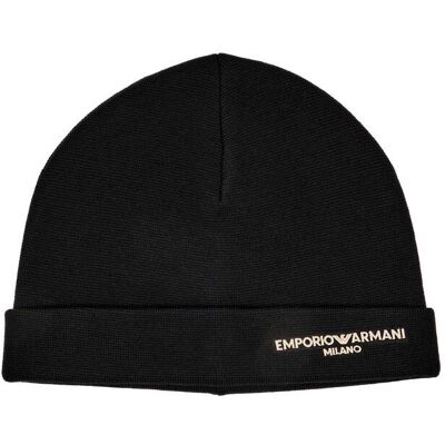 Giorgio Armani Emporio Armani Wełniana czapka czarny L Giorgio Armani Emporio Armani Wełniana czapka czarny L