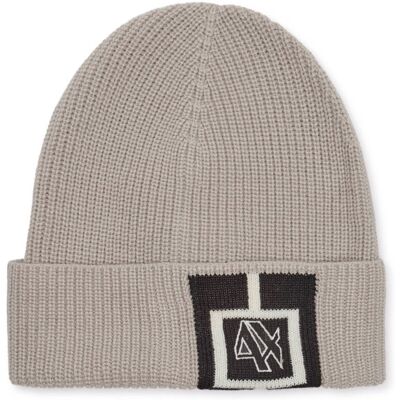 Giorgio Armani Exchange Czapka z dodatkiem wełny beżowy OS Giorgio Armani Exchange Czapka z dodatkiem wełny beżowy OS