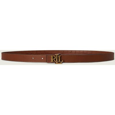 Polo Ralph Lauren LAUREN RALPH LAUREN Skórzany dwustronny pasek Logo Reversible brązowy XS Polo Ralph Lauren LAUREN RALPH LAUREN Skórzany dwustronny pasek Logo Reversible brązowy XS