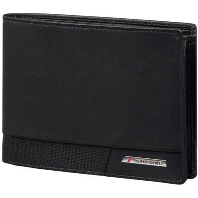 Samsonite Skórzany portfel PRO-DLX 6 SLG 047 - B 10CC+VFL+C+2C czarny OS Samsonite Skórzany portfel PRO-DLX 6 SLG 047 - B 10CC+VFL+C+2C czarny OS