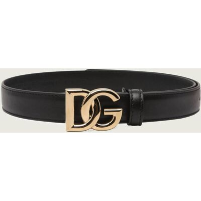 Dolce & Gabbana Skórzany pasek czarny 70 Dolce & Gabbana Skórzany pasek czarny 70