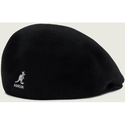 KANGOL Wełniany kaszkiet czarny S KANGOL Wełniany kaszkiet czarny S