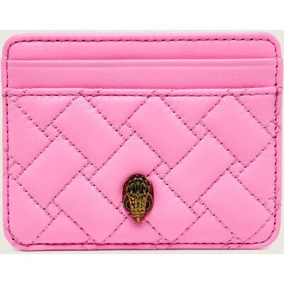 Kurt Geiger Skórzane etui na karty KENSINGTON różowy OS Kurt Geiger Skórzane etui na karty KENSINGTON różowy OS