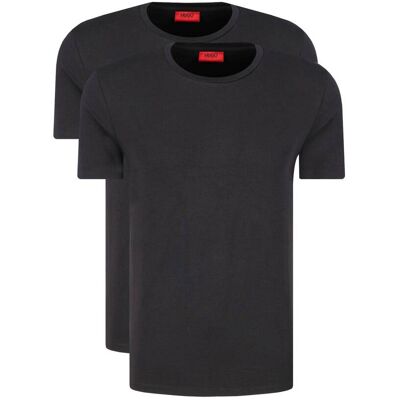 HUGO T-shirt 2-pack Regular Fit czarny XS HUGO T-shirt 2-pack Regular Fit czarny XS