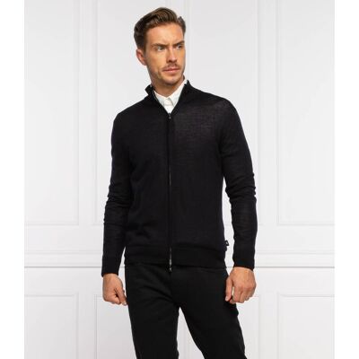 Giorgio Armani Emporio Armani Wełniany sweter Regular Fit granatowy S Giorgio Armani Emporio Armani Wełniany sweter Regular Fit granatowy S