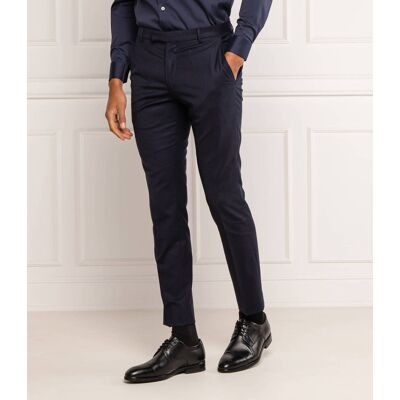 Joop! Wełniane spodnie Gun Extra slim fit granatowy 54 Joop! Wełniane spodnie Gun Extra slim fit granatowy 54
