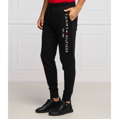 Tommy Hilfiger Spodnie dresowe Regular Fit czarny XL Tommy Hilfiger Spodnie dresowe Regular Fit czarny XL