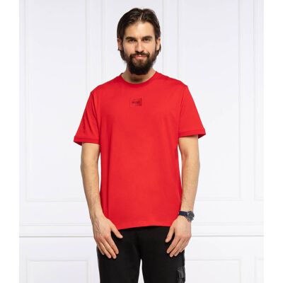 HUGO T-shirt Diragolino212 Regular Fit czerwony XXL HUGO T-shirt Diragolino212 Regular Fit czerwony XXL