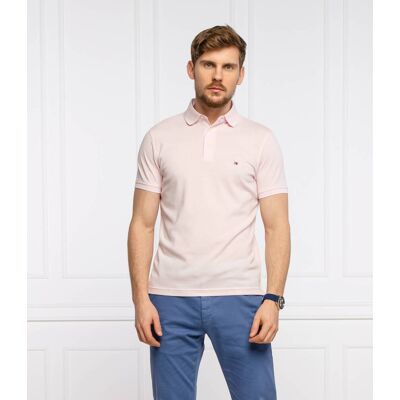 Tommy Hilfiger Polo 1985 Slim Fit pique pudrowy róż XXL Tommy Hilfiger Polo 1985 Slim Fit pique pudrowy róż XXL