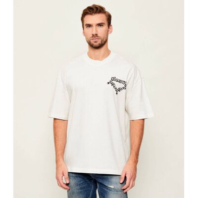 AllSaints T-shirt DRIP Relaxed fit biały XL AllSaints T-shirt DRIP Relaxed fit biały XL