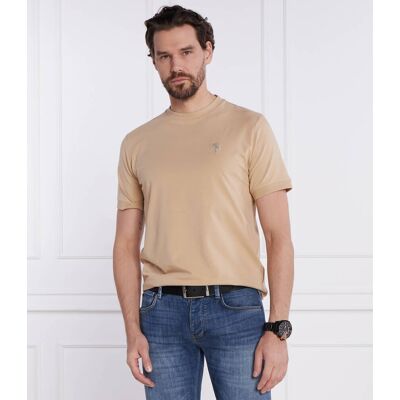 Karl Lagerfeld T-shirt Regular Fit beżowy XXL Karl Lagerfeld T-shirt Regular Fit beżowy XXL