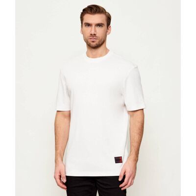 HUGO T-shirt Danoto Relaxed fit ecru S HUGO T-shirt Danoto Relaxed fit ecru S