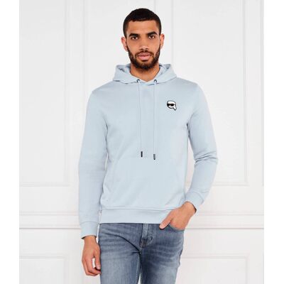 Karl Lagerfeld Bluza Regular Fit błękitny XXXL Karl Lagerfeld Bluza Regular Fit błękitny XXXL