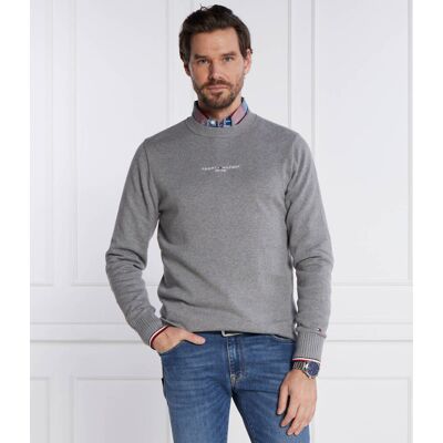Tommy Hilfiger Sweter Regular Fit szary XXL Tommy Hilfiger Sweter Regular Fit szary XXL