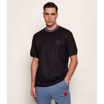HUGO T-shirt Davros Relaxed fit czarny S HUGO T-shirt Davros Relaxed fit czarny S