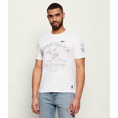 Aeronautica Militare T-shirt Regular Fit ecru S Aeronautica Militare T-shirt Regular Fit ecru S