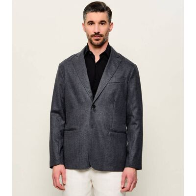 Giorgio Armani Emporio Armani Wełniana marynarka Regular Fit szary 56 Giorgio Armani Emporio Armani Wełniana marynarka Regular Fit szary 56