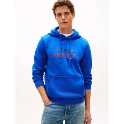 Tommy Hilfiger Bluza BRAND LOVE Regular Fit niebieski S Tommy Hilfiger Bluza BRAND LOVE Regular Fit niebieski S