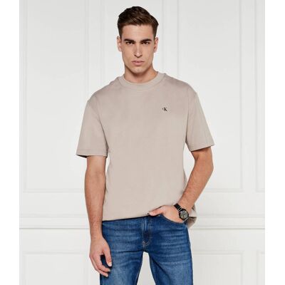 Calvin Klein Jeans T-shirt Relaxed fit beżowy L Calvin Klein Jeans T-shirt Relaxed fit beżowy L