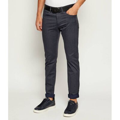 Boss BLACK Spodnie chino H-Delaware5 Slim Fit granatowy 36/34 Boss BLACK Spodnie chino H-Delaware5 Slim Fit granatowy 36/34