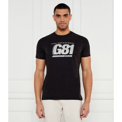 Guess ACTIVE T-shirt Regular Fit czarny S Guess ACTIVE T-shirt Regular Fit czarny S