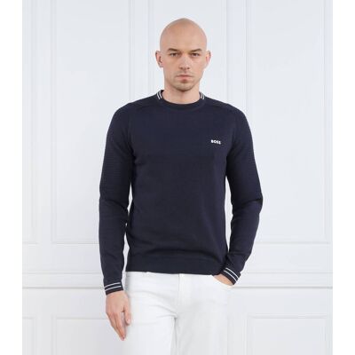 Boss GREEN Sweter Rolet Regular Fit granatowy XL Boss GREEN Sweter Rolet Regular Fit granatowy XL