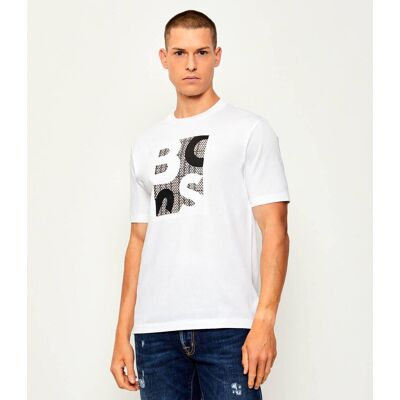 Boss BLACK T-shirt H-Thompson 655 Regular Fit mercerised biały XL Boss BLACK T-shirt H-Thompson 655 Regular Fit mercerised biały XL