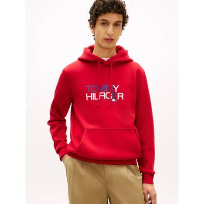 Tommy Hilfiger Bluza BRAND LOVE Regular Fit czerwony M Tommy Hilfiger Bluza BRAND LOVE Regular Fit czerwony M