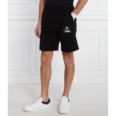 Hugo Blue Szorty Nimply Regular Fit czarny XL Hugo Blue Szorty Nimply Regular Fit czarny XL