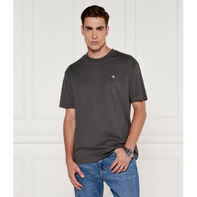 Calvin Klein Jeans T-shirt Relaxed fit grafitowy S Calvin Klein Jeans T-shirt Relaxed fit grafitowy S