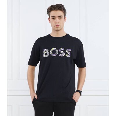 Boss GREEN T-shirt LOTUS Relaxed fit czarny XL Boss GREEN T-shirt LOTUS Relaxed fit czarny XL