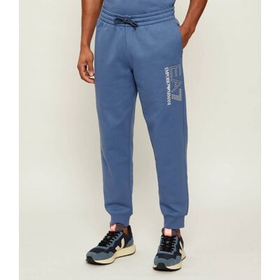 EA7 Spodnie dresowe Regular Fit niebieski XL EA7 Spodnie dresowe Regular Fit niebieski XL